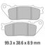 FERODO Disc Pad Set - FDB2253 ST Sinter Grip Sintered Compound - Road