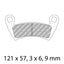 FERODO Disc Pad Set - FDB2263 SG Sinter Grip Sintered Compound - Off-Road