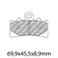 FERODO Disc Pad Set - FDB2266 ST Sinter Grip Sintered Compound - Road