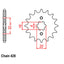 FRONT SPROCKET - STEEL 15T #428