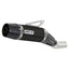 ARROW 71843JRN Silencer - JET RACE Nichrom Dark with Carbon End Cap