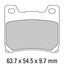 FERODO Disc Pad Set - FDB337 ST Sinter Grip Sintered Compound - Road
