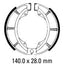 FERODO Brake Shoe Set - FSB785