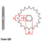 FRONT SPROCKET - STEEL 11T 520P (NOT DRILLED)