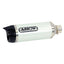 ARROW 71817AK Silencer - THUNDER Aluminium Silver with Carbon End Cap