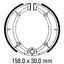 FERODO Brake Shoe Set - FSB818