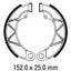 FERODO Brake Shoe Set - FSB839