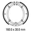 FERODO Brake Shoe Set - FSB876