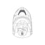 AGV WIND PROTECTOR SPORTMODULAR SUMMER SIZE 1 XXS-L