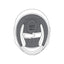 AGV REMOVABLE CROWN PAD PREMIUM X3000 BLACK SIZE L