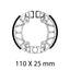 FERODO Brake Shoe Set - FSB894