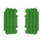 POLISPORT RADIATOR LOUVRES KAWASAKI KX - GREEN (75-847-25G5)