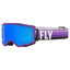Fly Racing Zone Goggle - Purple/Black - Sky Blue Mirror/Smoke Lens