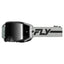Fly Racing Zone Pro Goggle - Grey/Black - Black Mirror/Smoke Lens