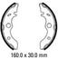 FERODO Brake Shoe Set - FSB932