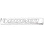 STICKER RACING D/CUT - DUCATI, WHITE 930 X 110