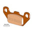 Delta Brake Pads - DB2390 MX-D GF4091