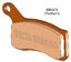 Delta Brake Pads - DB2171 MX-D GF4261