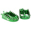 STATES MX S2 ALLOY OFF ROAD FOOTPEGS - KAWASAKI - GREEN