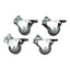 LA CORSA - WHEEL SET FOR SCISSOR LIFT MX STAND