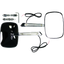 MU39 - UNI RECT MIRROR LED INDICATOR CHROME
