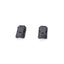 BLAZE saddlebag mounting set. With base and plug. No supports. Black.