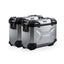 TRAX ADV aluminium case system.Silver. 37/37 l. Honda NC750X/XD, NC750S/SD.(KFT.01.699.70001/S)