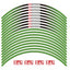 Yoshimura Wheel Rim Sticker Type-A 17 inch Green