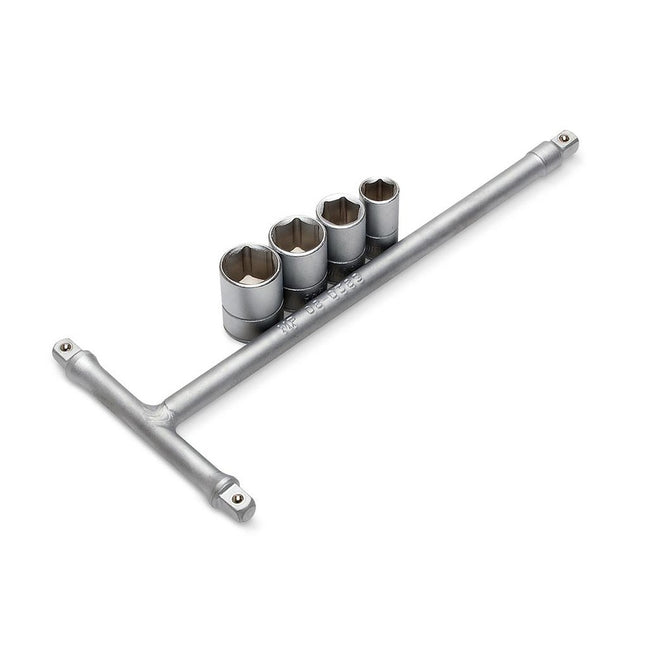 Tri-Drive Mini T-Handle Kit, 1/4" w/8,10,12,13 mm Sockets Main Image