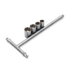 Tri-Drive Mini T-Handle Kit, 1/4" w/8,10,12,13 mm Sockets