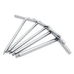 T-Handle, Ball-End Hex, Dual Drive, SAE Set