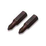 MP - JIS Cross Point 1/4" Hex-Drive Bit, Size No.1, (2-pack) Hover Image