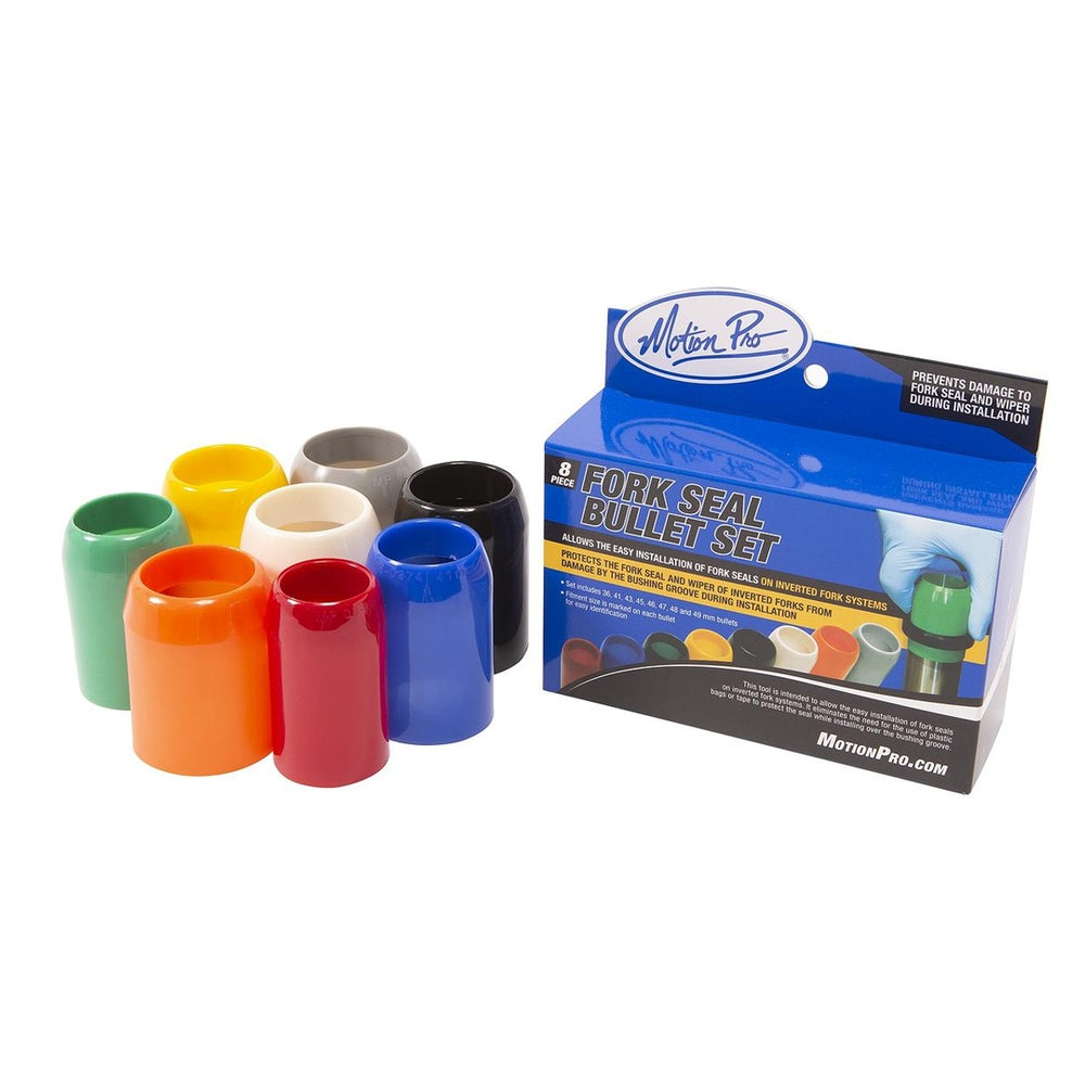 Motion Pro 8 Piece Fork Seal Bullet Set (Replaces 08-080272)