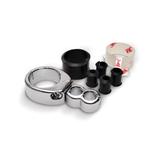 Cable Clamps, 1"-1 1/8" Dual Throttle/Clutch, Chrome