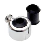 Single Cable Holder for 15/64, 9/32, 5/16 & 11/32 Cables, Chrome