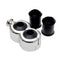 Dual Cable Holder for 15/64, 9/32, 5/16 & 11/32 Cables, Chrome