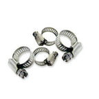 Hose Clamps - 7/16" (11.1mm) to 25/32" (19.8mm) - 10 pcs