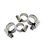 Hose Clamps - 7/16" (11.1mm) to 25/32" (19.8mm) - 10 pcs Hover Image