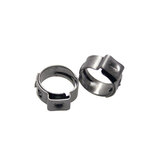 Stepless Ear Clamps - 7.8mm to 9.5mm - 10 pcs Hover Image