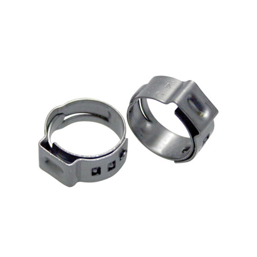 Stepless Ear Clamps - 12.0mm to 14.5mm - 10 pcs