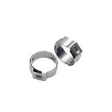 Stepless Ear Clamps - 13.2mm to 15.7mm range - 10 pcs