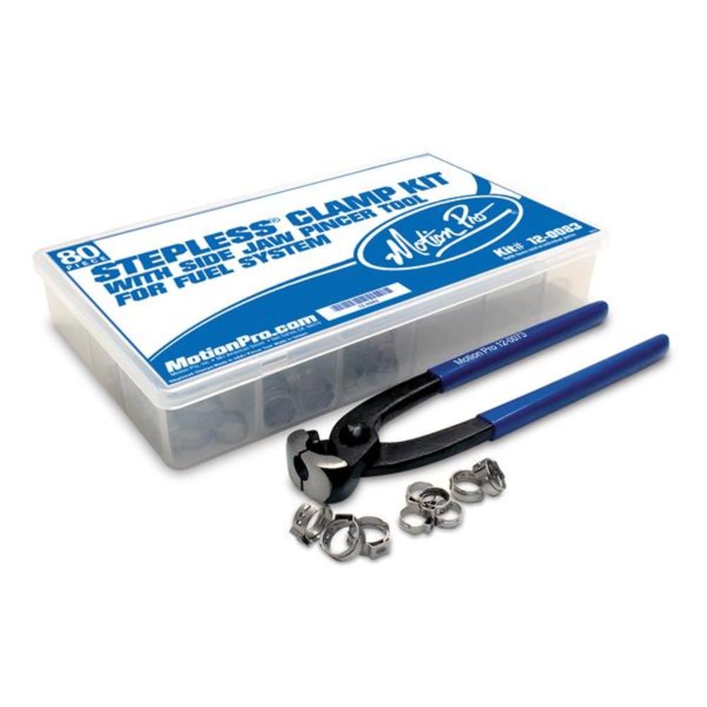 Stepless Clamp Kit - 80 Pcs With Pincer Tool