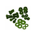 Bolt, Flange, M6xP1.0x16mm, Olive Green, PK-10