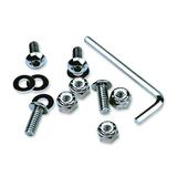 Chrome License Plate Hardware Pk/4
