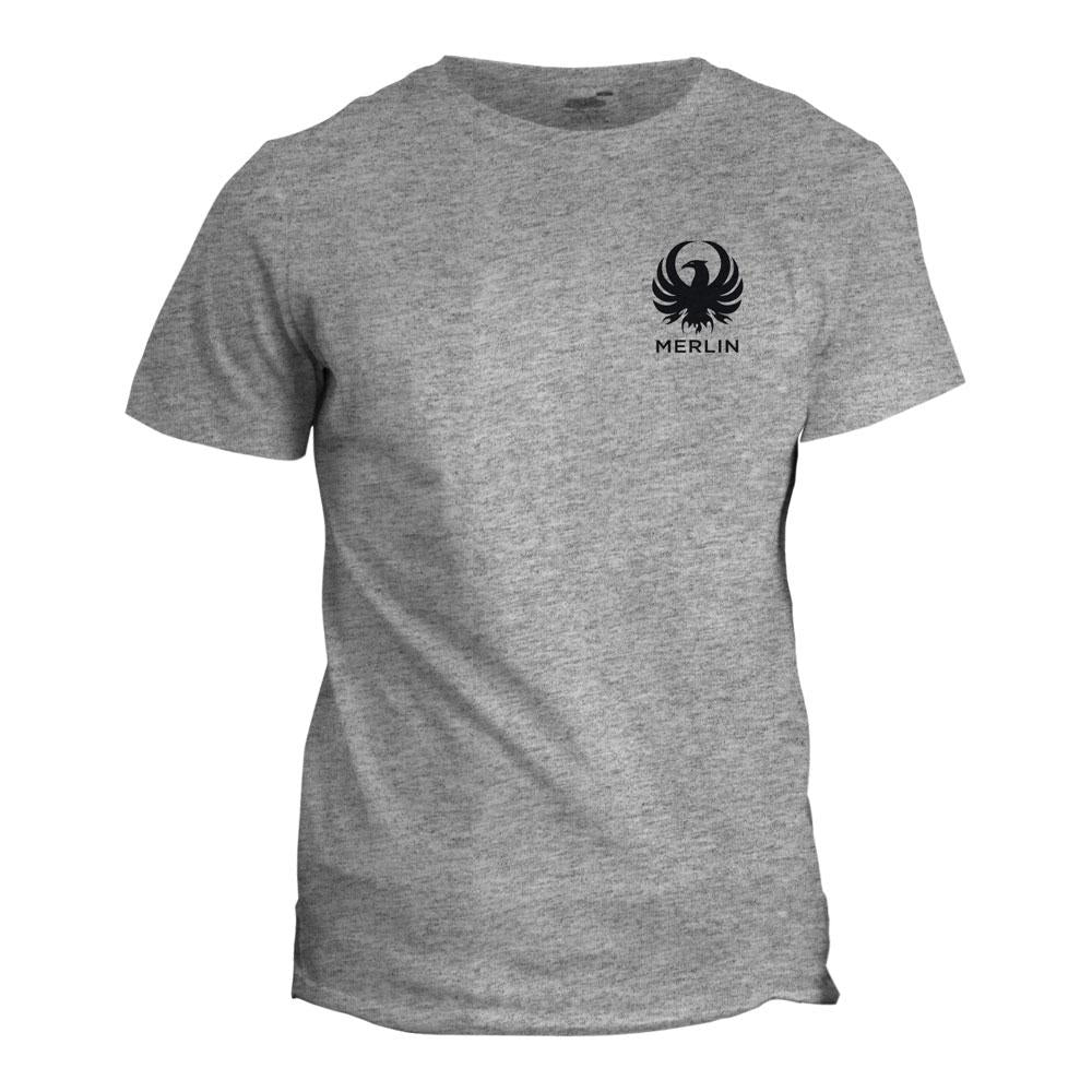 Merlin Tee Shirt Ladies Grey