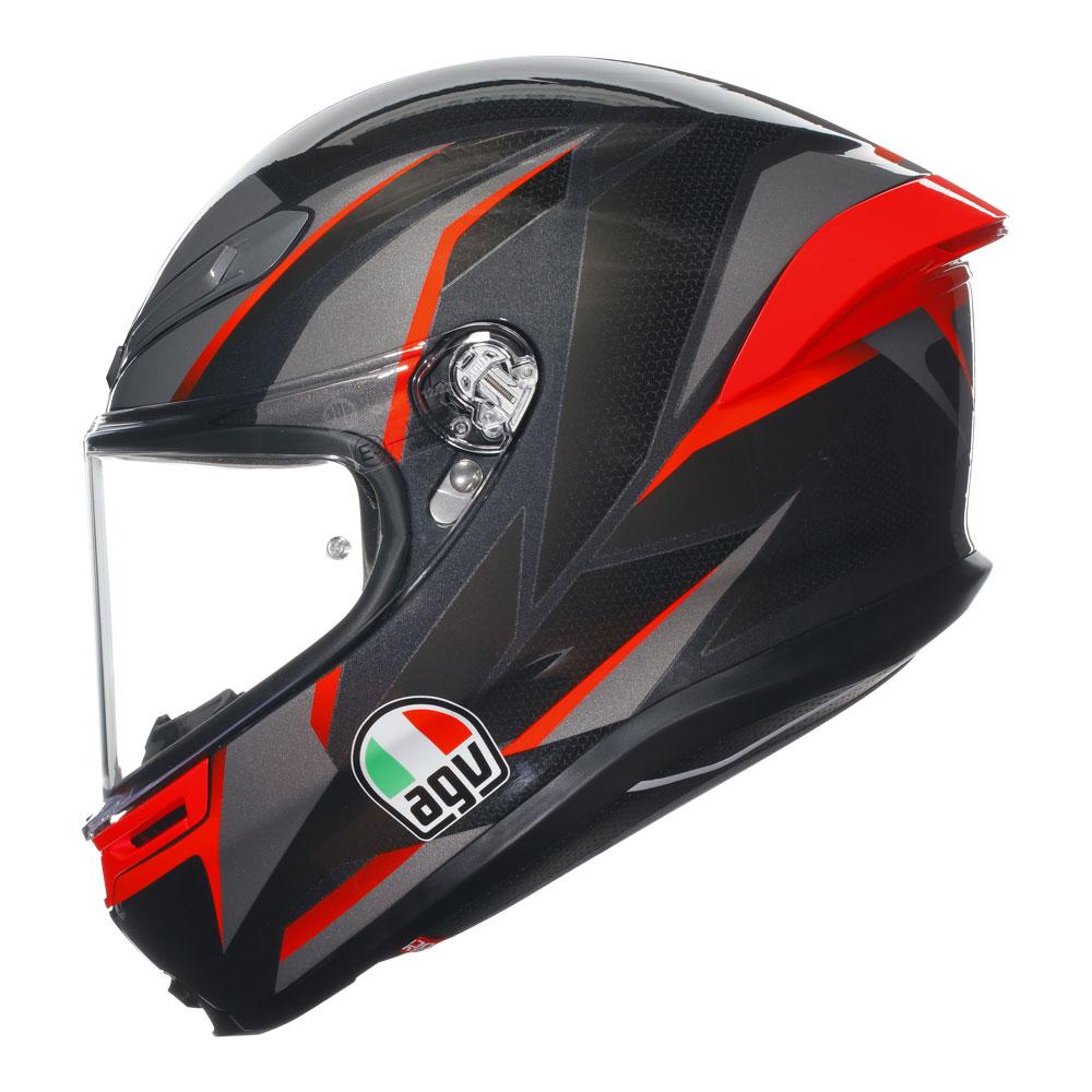 AGV K6 S - SLASHCUT BLACK/RED