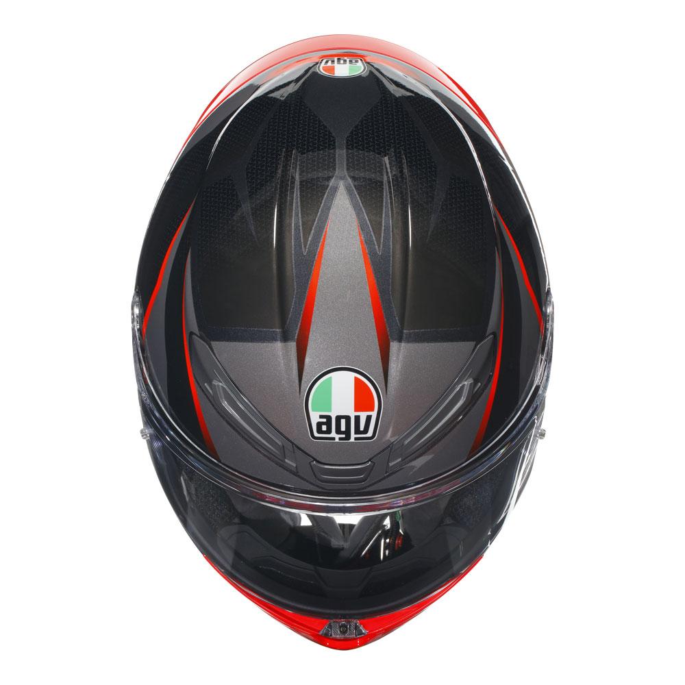 AGV K6 S - SLASHCUT BLACK/RED