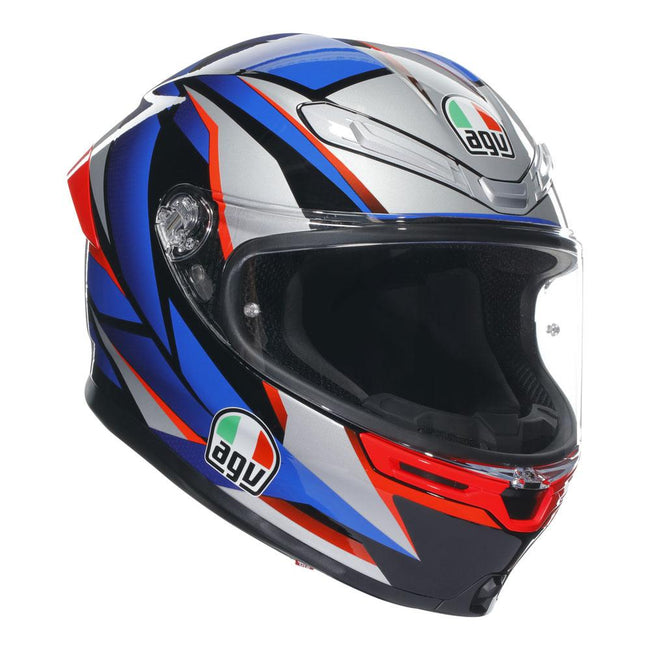 AGV K6 S - SLASHCUT BLUE/RED Hover Image