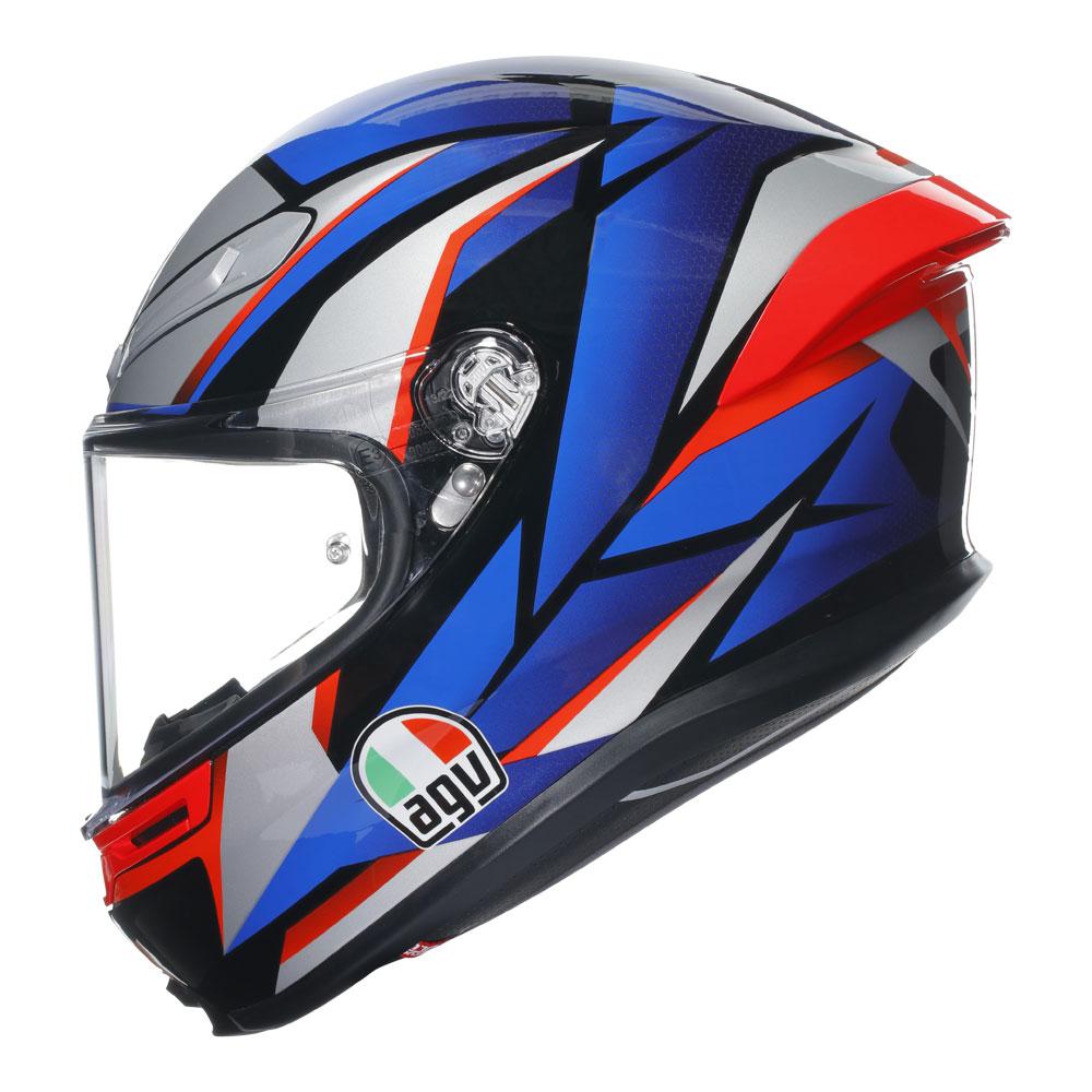 AGV K6 S - SLASHCUT BLUE/RED