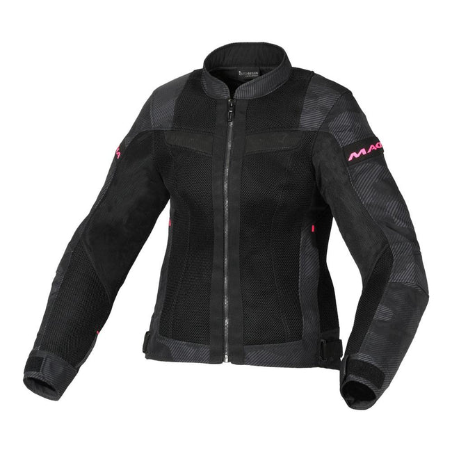 Macna Velotura Womens Jacket Black/Grey/Camo Hover Image